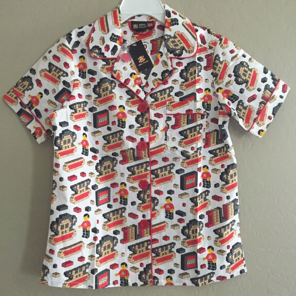 🍁 Julius and Friends Boys Lego pajama top